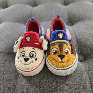 Paw Patrol Kids Slippers - Red, Blue, and Brown